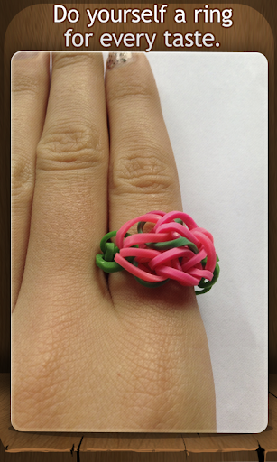 Rings of rubber bands