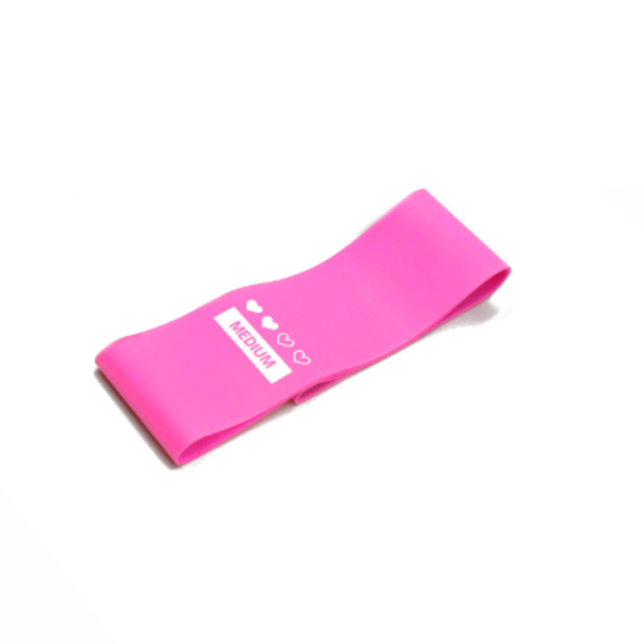 Elastische weerstandsbanden voor billen, fitness en yoga. Sportuitrusting voor sportschool, bodybuilding en competities. Rubberen banden voor training.
