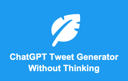 Mook: AI Tweet Generator With Chat GPT Preview image 0