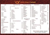 Delicious Corner menu 3