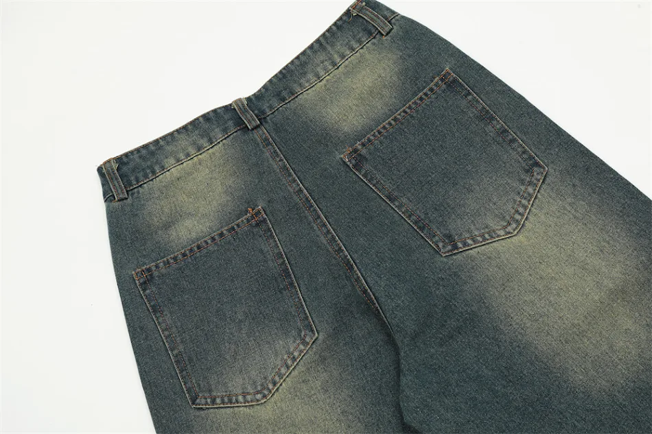 Muške Široke Farmerke Ležerne Opuštene Udobnost i Stil za Svaki Dan Pantalone Širokih Nogavica Savršene za Moderan Izgled