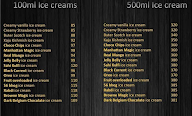 Dr. Ice Cream menu 1