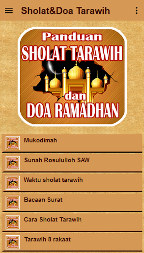 Panduan Tarawih & Doa Ramadhan