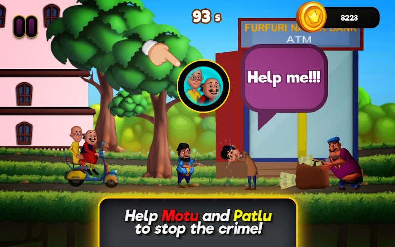 Скриншот Motu Patlu Speed Racing