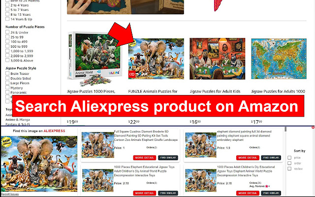 Cheaper Price: eBay & Aliexpress Image Search