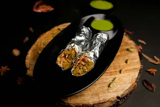 Healthy Soya Achari Tikka Roll