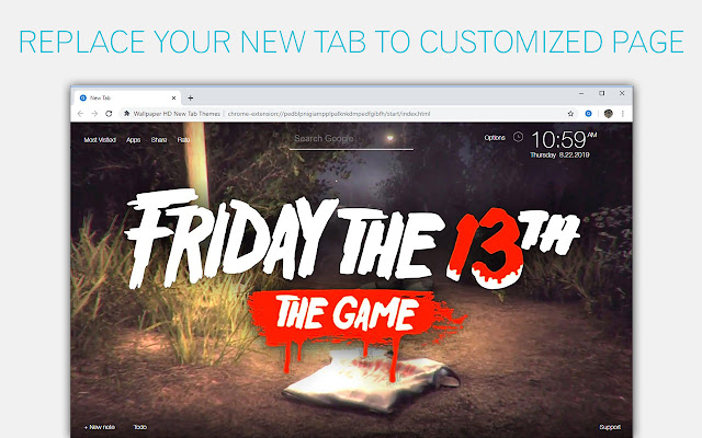 Friday The 13th Backgrounds HD Custom New Tab