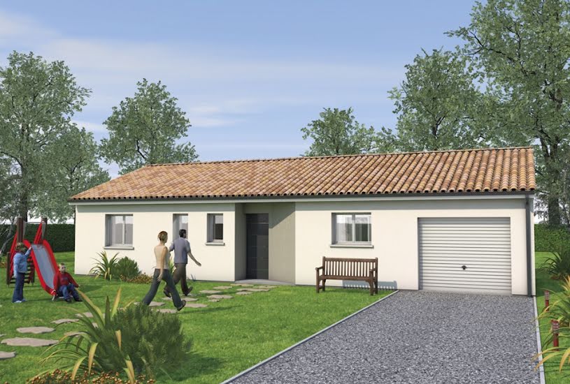  Vente Terrain + Maison - Terrain : 848m² - Maison : 90m² à Saint-Pierre-du-Mont (40280) 