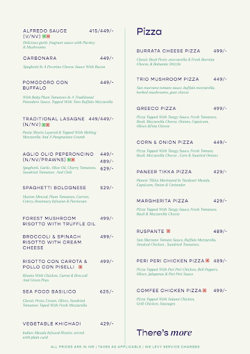 Cafe Aikyam menu 