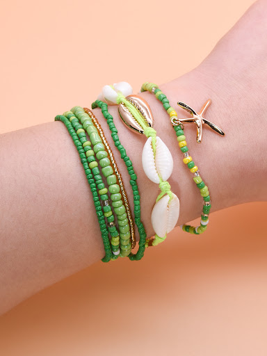 Title 4, Summer Dopamine Starfish Bead Shell Carrying St...