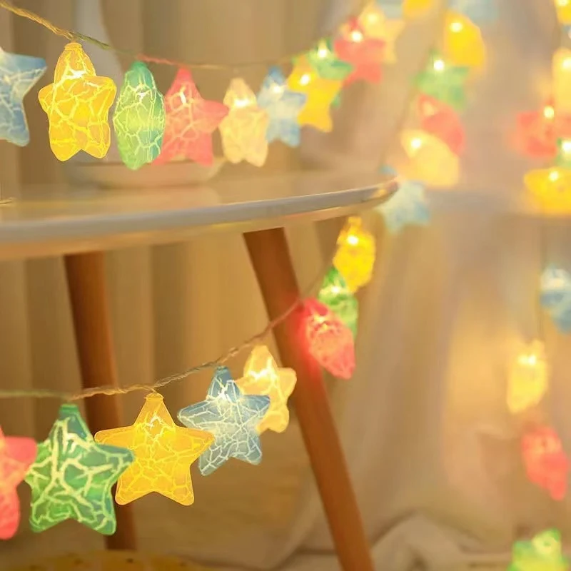 Creatieve LED Crack XINGX kleine gekleurde lichtsnoer voor decoratieve verlichting en sfeervolle effecten.