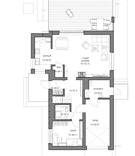 Domidea 50 d40 w2 - Rzut parteru