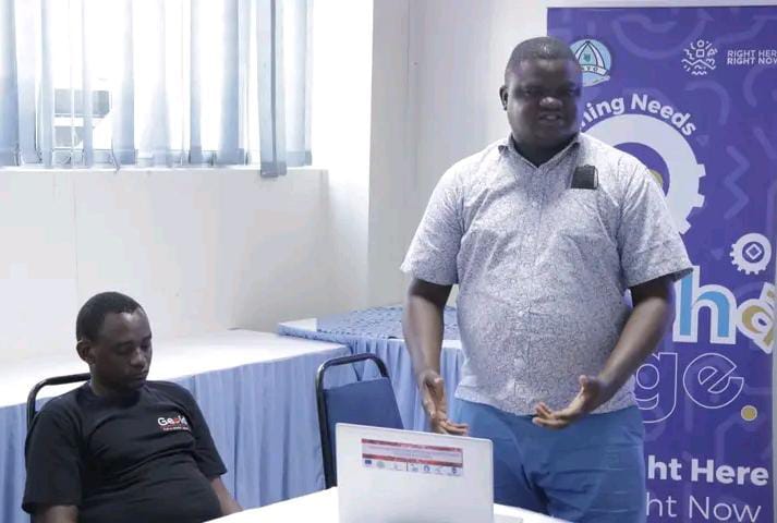 Dayo executive director Saif Jira addresses disability groups' stakeholders