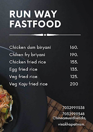 Runway Fast Food And Biryani menu 1