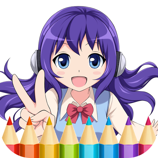 Anime Manga Coloring Book