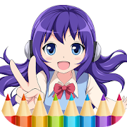 Download  Anime Manga Coloring Book 