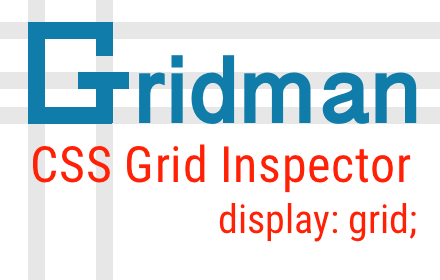 Gridman - CSS Grid inspector. Ultra Fast! Preview image 0