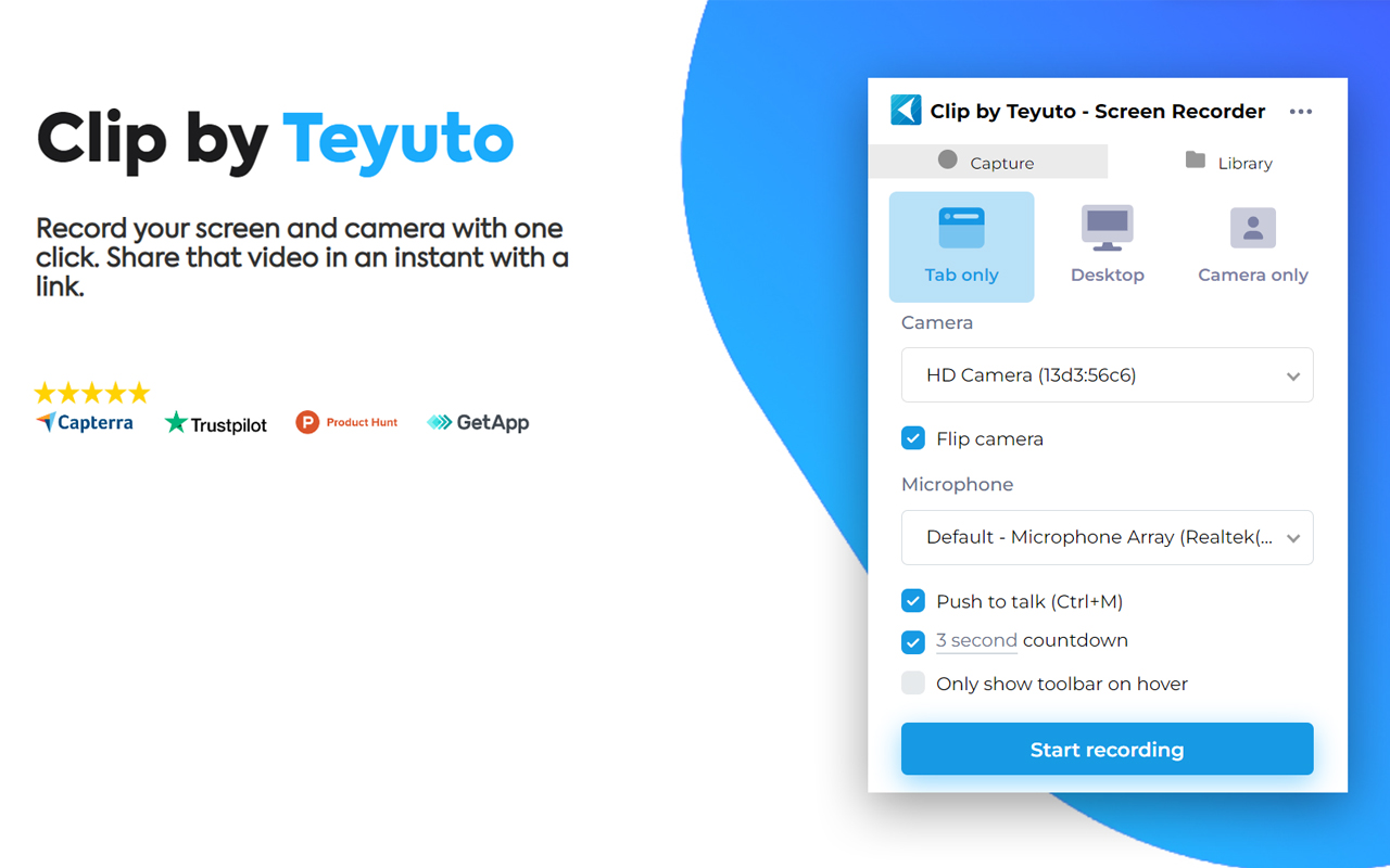 Clip by Teyuto – Video & Screen Recorder Preview image 3