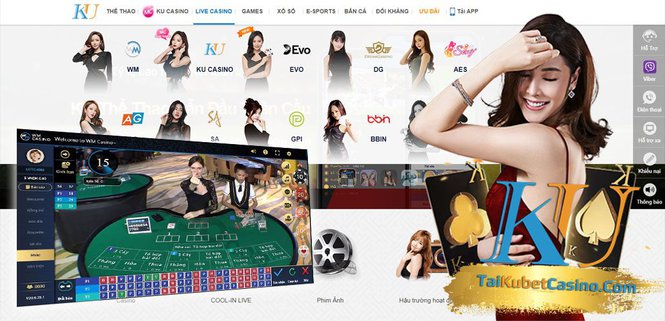 Game bài ba cây đổi thưởng ở sảnh Wm Casino cũng có mặt trên Kubet app