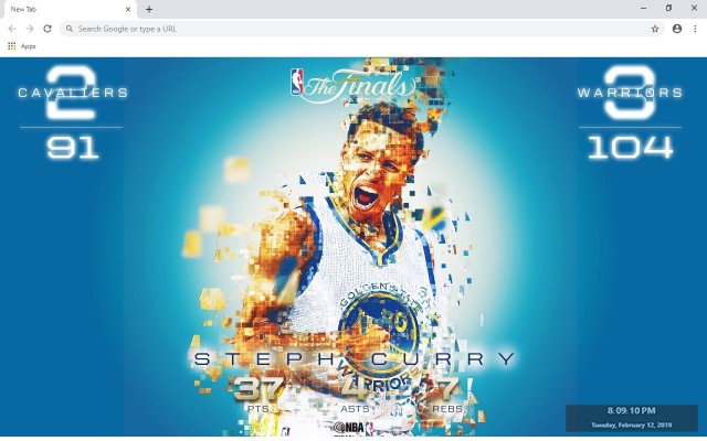 Stephen Curry NBA New Tab