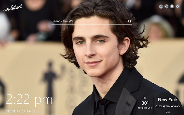 Timothee Chalamet HD Wallpapers New Tab Theme