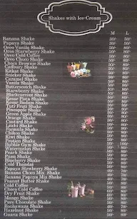 Vk Juice Bar menu 1