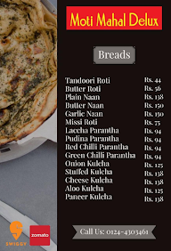 Moti Mahal Social menu 5