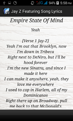 免費下載娛樂APP|Jay Z Featuring Song Lyrics app開箱文|APP開箱王