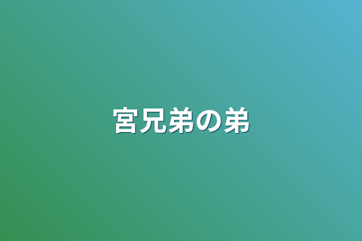 「宮兄弟の弟」のメインビジュアル