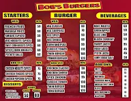 Bob's Burger menu 1