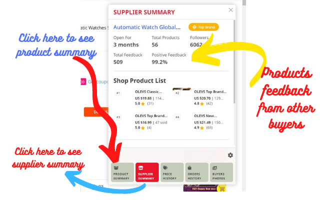 Ali Hunter - AliExpress Product Tracker Preview image 2