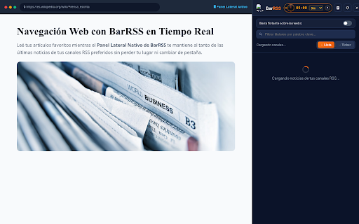 BarRSS - El Diario Digital & Lector RSS screenshot 2