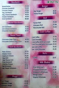 Cafe Magic menu 1