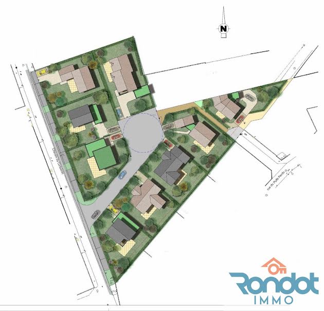 Vente terrain  505 m² à Marcilly-sur-Tille (21120), 67 500 €