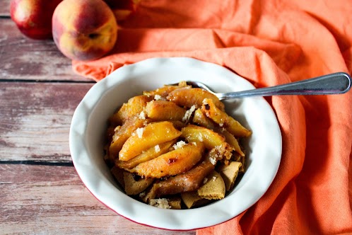 Grilled Peaches By Freda