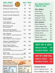 Mom's Pizza menu 1