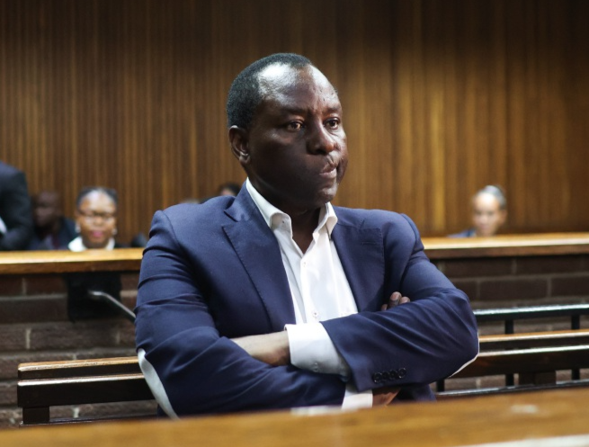 Mosebenzi Zwane appears in the Bloemfontein Magistrates court, September 28 2022. Picture: SUNDAY TIMES/ALAISTER RUSSELL.