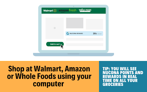 Nucona: Free tips and cash back on groceries
