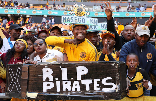 Chiefs fans during 2017 Carling Black Label Champion Cup match between Kaizer Chiefs and Orlando Pirates at FNB Stadium, Johannesburg South Africa on 29 July 2017. Muzi Ntombela/BackpagePix