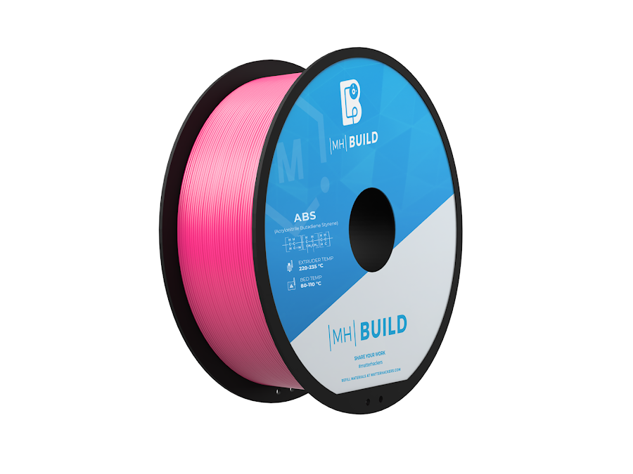 Pink MH Build Series ABS Filament - 1.75mm (1kg)