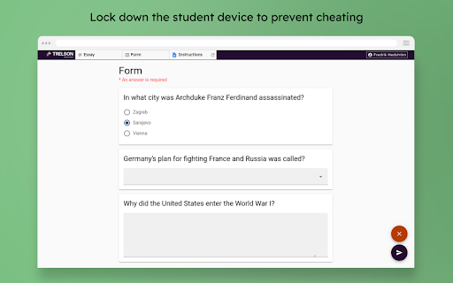 Trelson Assessment for Google Classroom