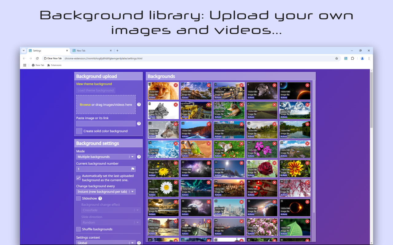 Clear New Tab Chrome Extension Image 3