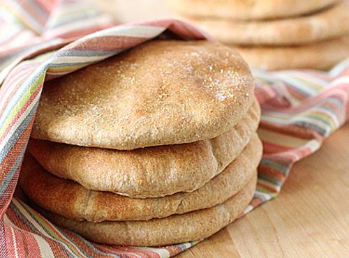 Homemade Whole Wheat Pita Bread 