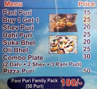 Anna Panipuri Center menu 2