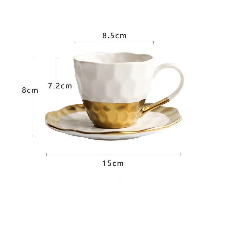 Simple Ceramic Coffee Cup Set Afternoon Tea Cup Flower Tea Set Perfect for relaxing and enjoying your favorite tea or co