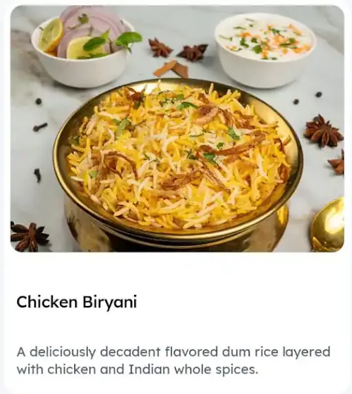 Chicken Tikka Biryani