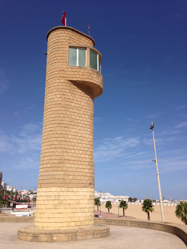 Tanger Phare Sur La Plage 