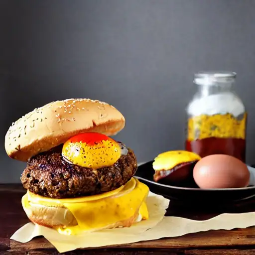 Chicken Egg Burger