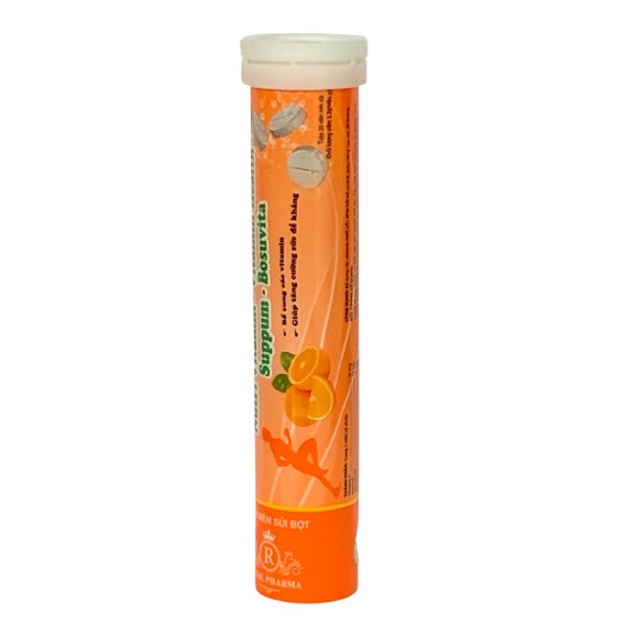 ￼C Sủi Nutri Vitamin Hương Cam Tăng Sức Đề Kháng( Tube 20 Viên) - Bổ Sung Vitamin C, Lisse