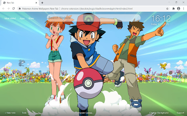 Pokemon Anime Wallpapers New Tab